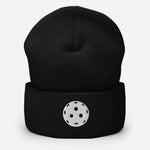 Pickleball Cuffed Beanie - solid ball