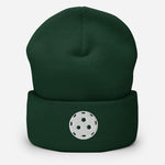 Pickleball Cuffed Beanie - solid ball