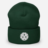 Pickleball Cuffed Beanie - solid ball