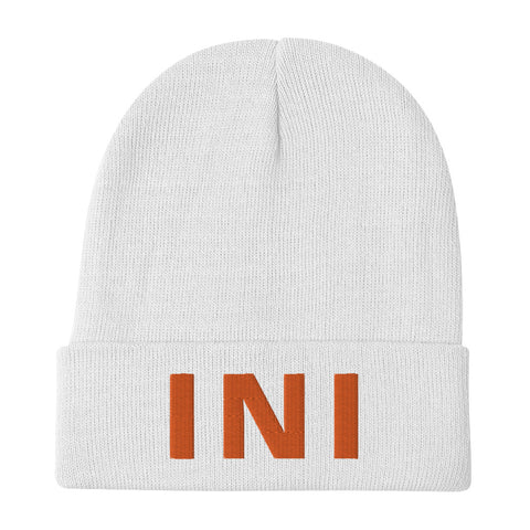 I-N-I Embroidered Beanie