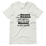 Best Nonni in the World Short-Sleeve Unisex T-Shirt