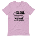 Best Nonni in the World Short-Sleeve Unisex T-Shirt