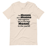 Best Nonni in the World Short-Sleeve Unisex T-Shirt