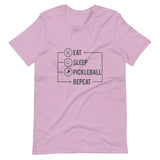 Eat, Sleep, Pickleball, Repeat - Short-Sleeve Unisex T-Shirt